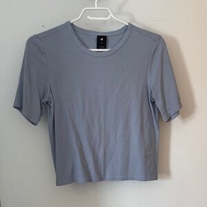 G-Star Crewneck Short Sleeve Top - Slate Blue